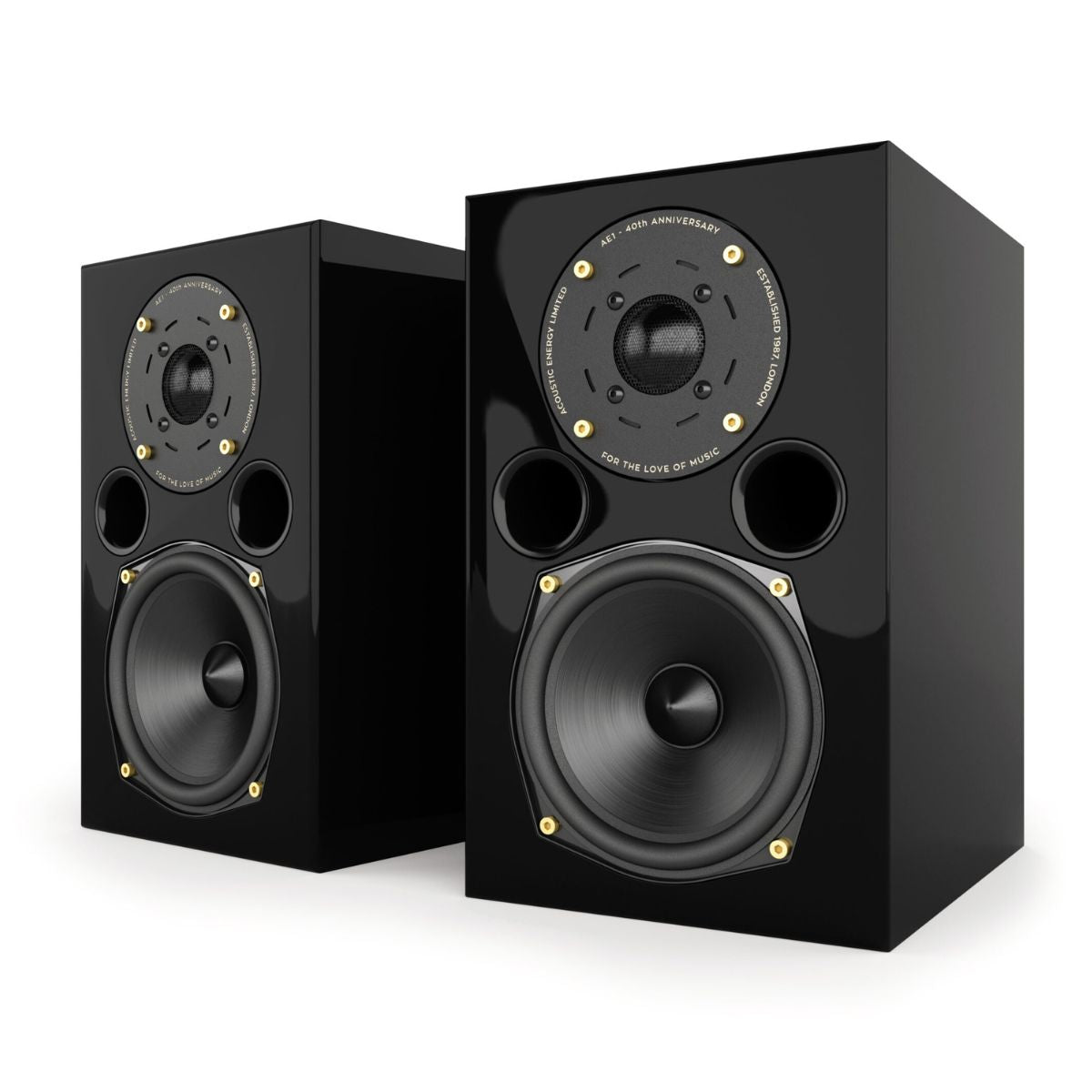 Acoustic Energy AE1 40th Anniversary Edition Bookshelf Speakers black