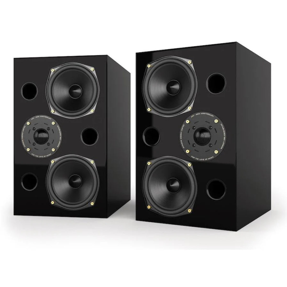 Acoustic Energy AE2 40th Anniversary Edition Bookshelf Speakers black