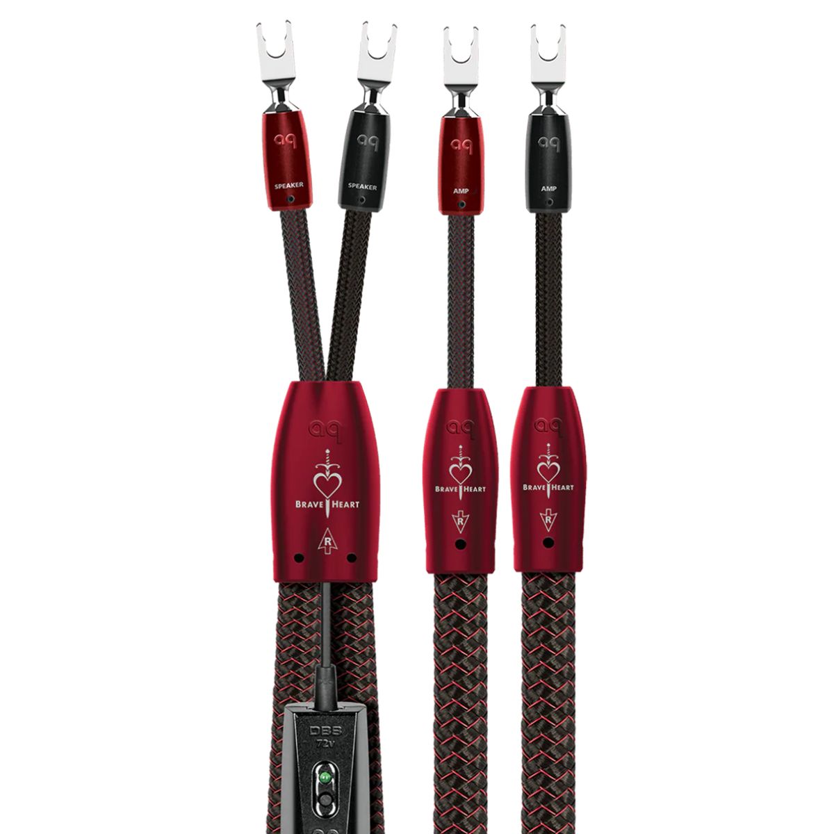 AudioQuest Brave Heart Full-Range ZERO-Tech Speaker Cable