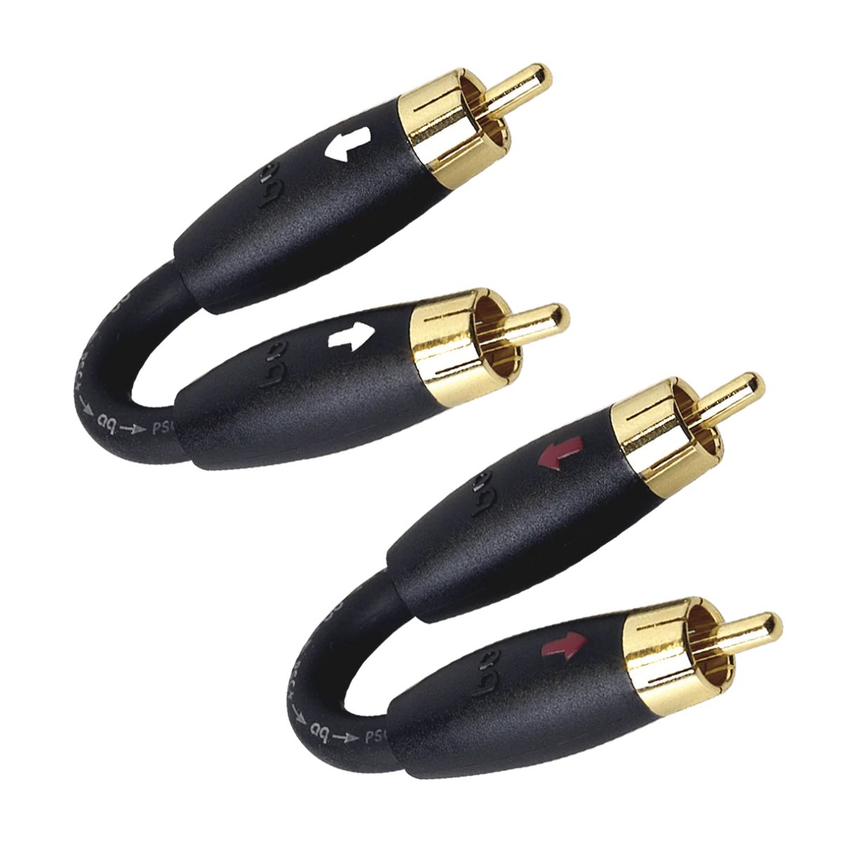 AudioQuest Pre-Amp Jumpers (RCA Male to RCA Male)