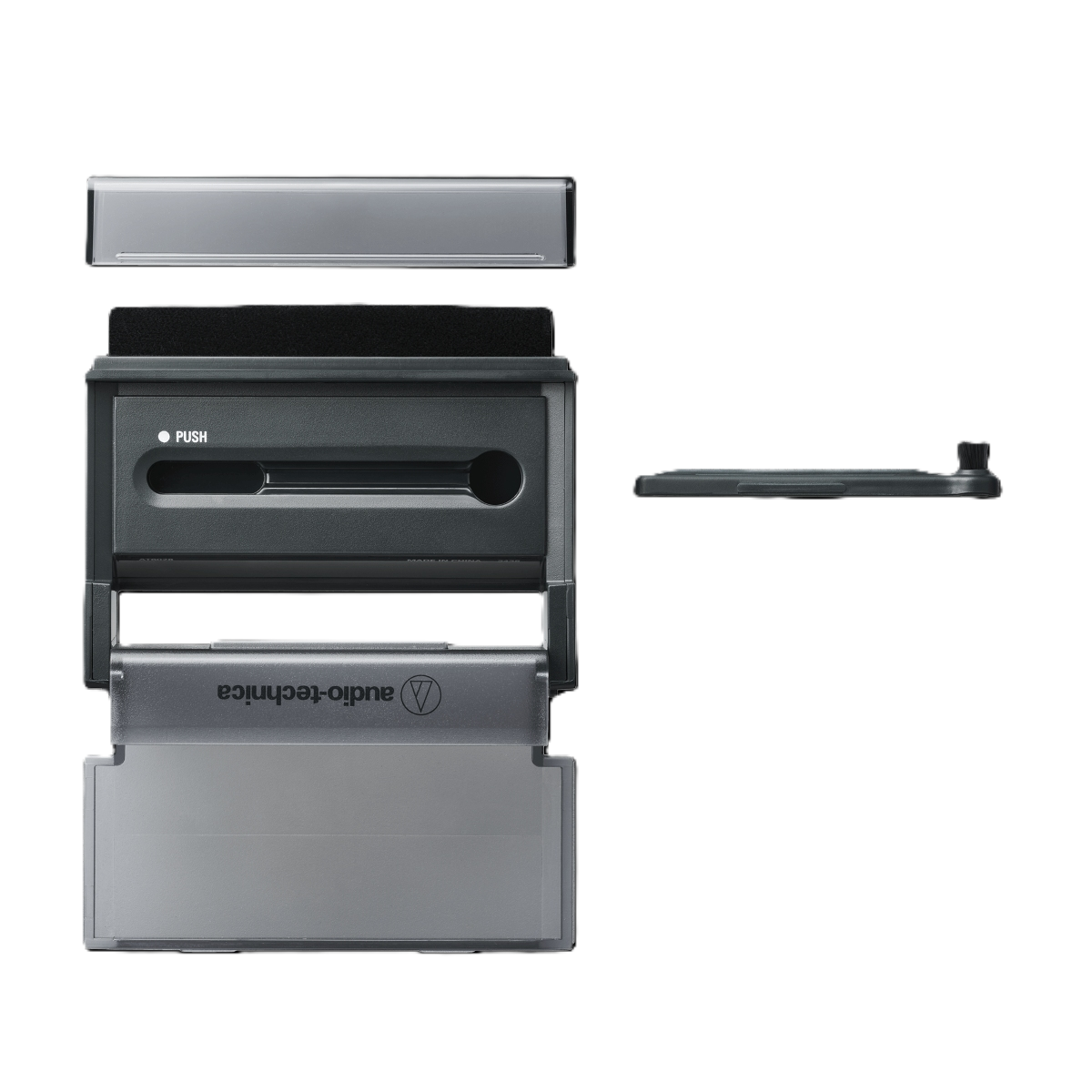 Audio Technica AT6028 3-in-1 Record Cleaning Tool with Record Cover Stand