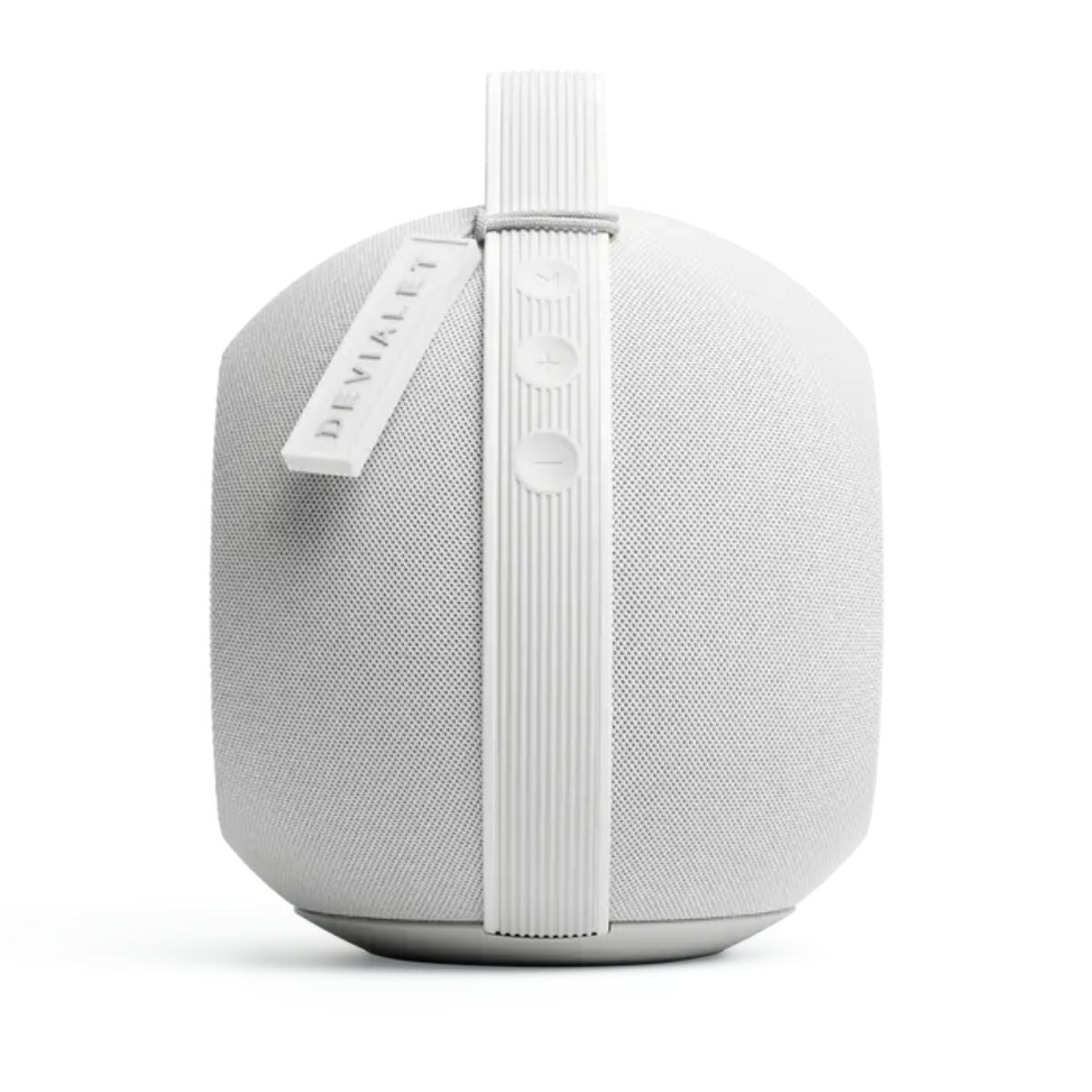 Devialet Mania Exclusive White Mist Portable Speaker with Matching Cocoon Carrying Case
