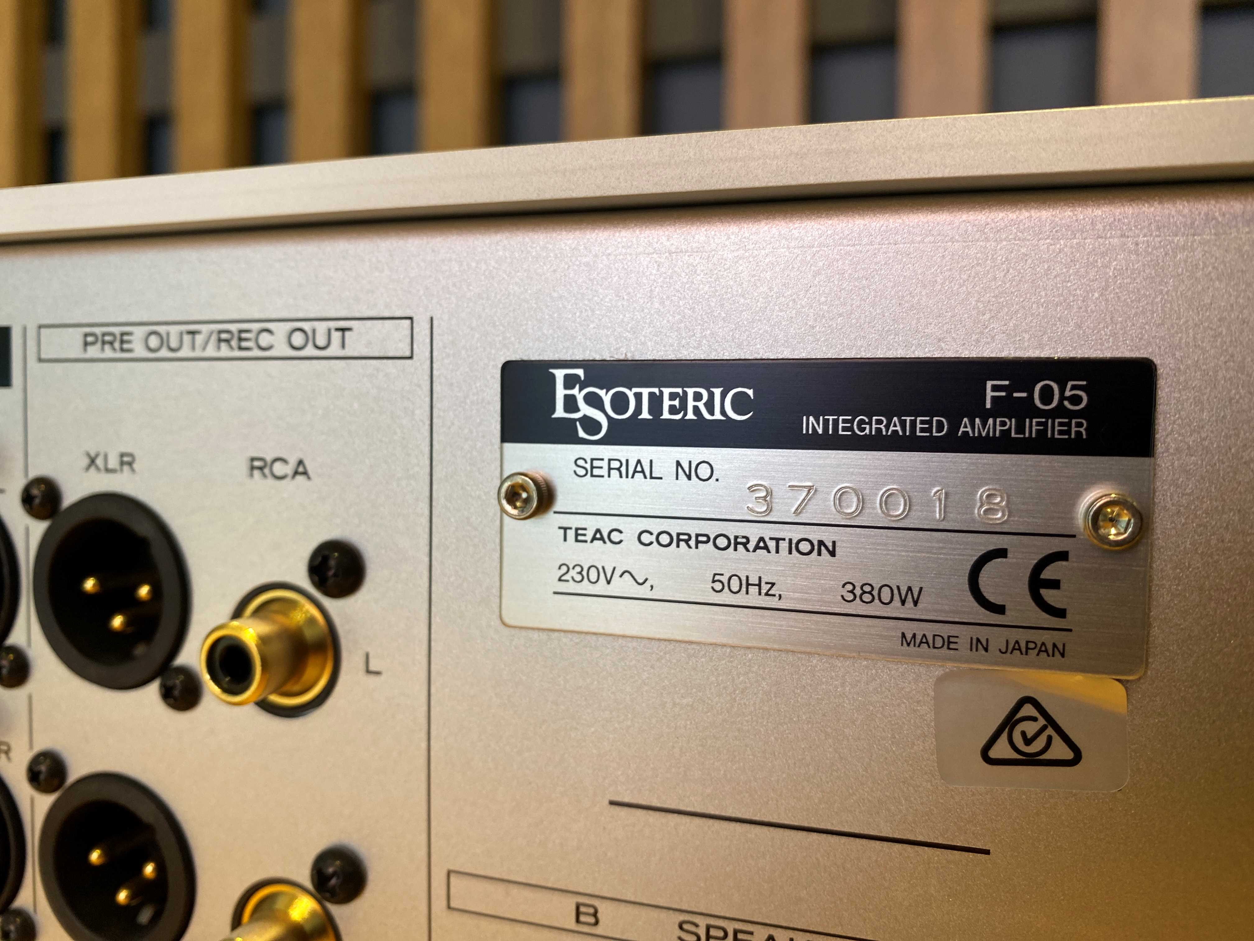 ESOTERIC F05 Integrated Amplifier - As Traded