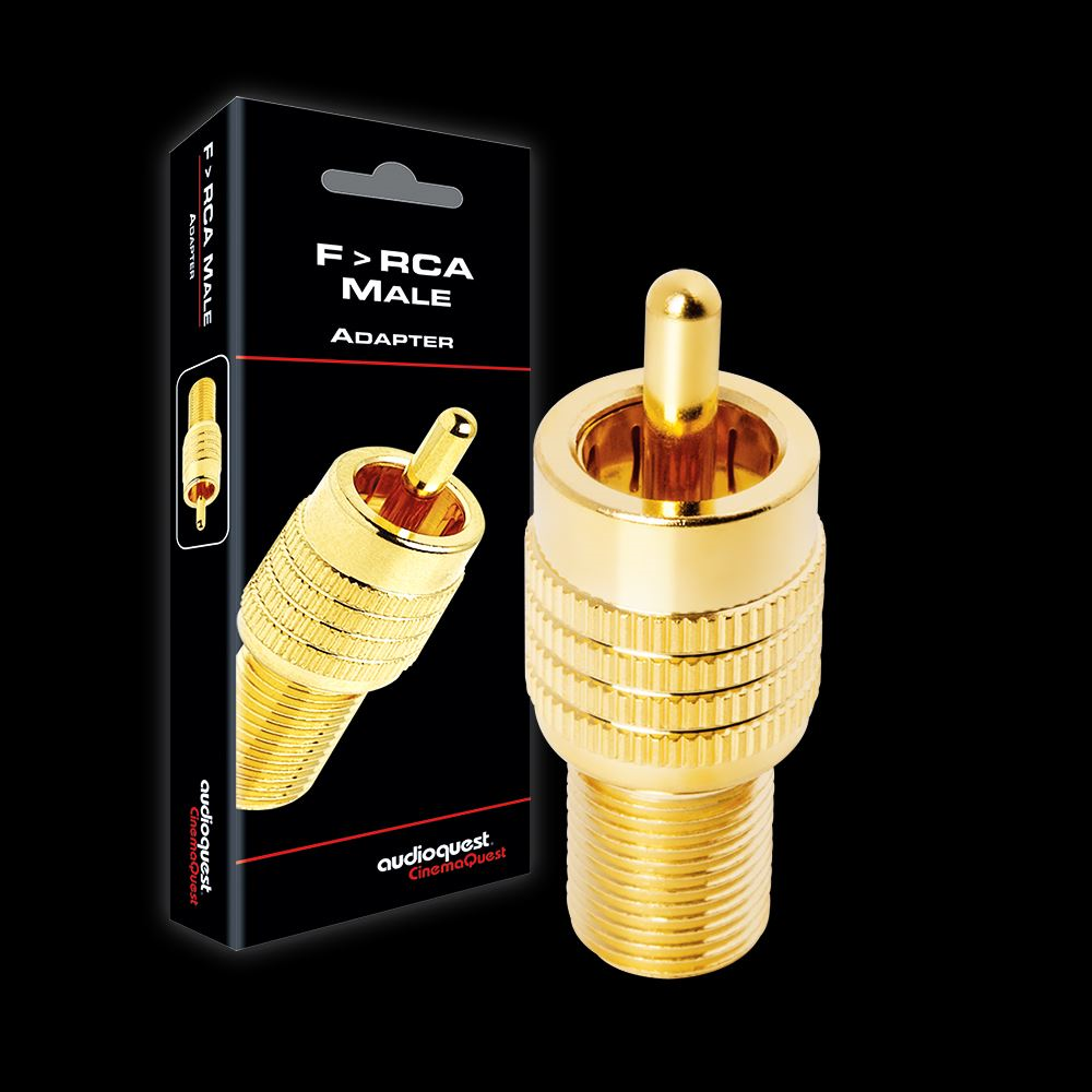 AudioQuest F To RCA Adaptor (Pre-Order)