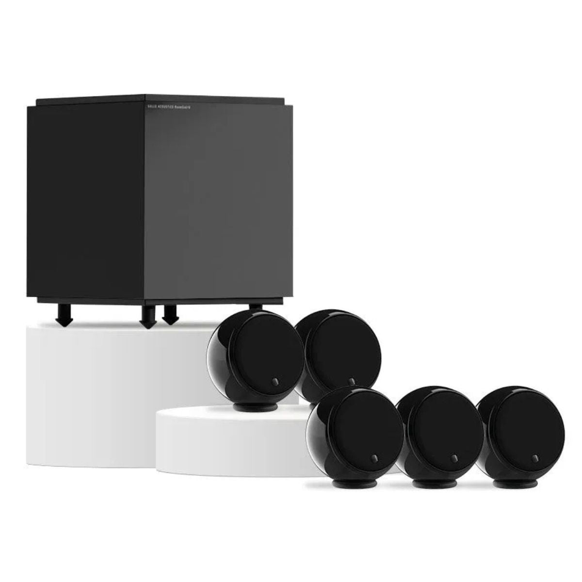 Gallo Acoustics Micro Speaker and Subwoofer 5.1 Package roomsub 8 black