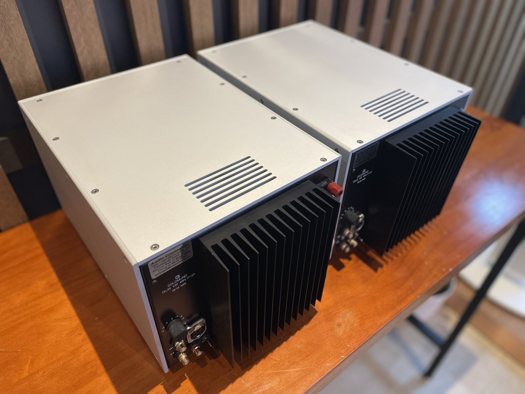 Goldmund Telos 400 Power Amplifier Pair - Consignment