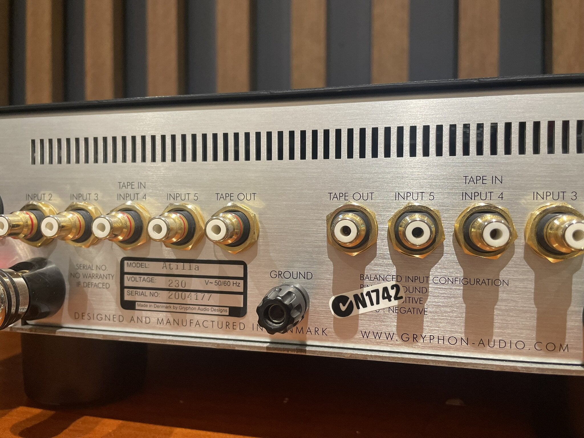 Gryphon Atilla Integrated Amplifier - As Traded