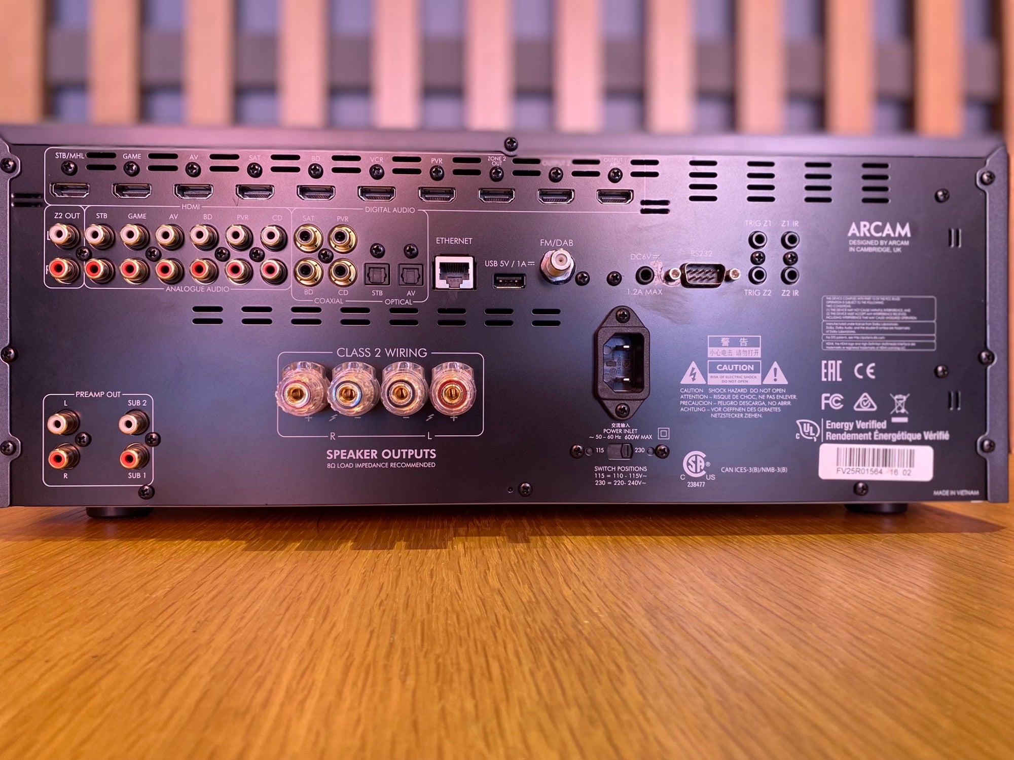 Arcam SR250 2-Channel AV Receiver - As Traded