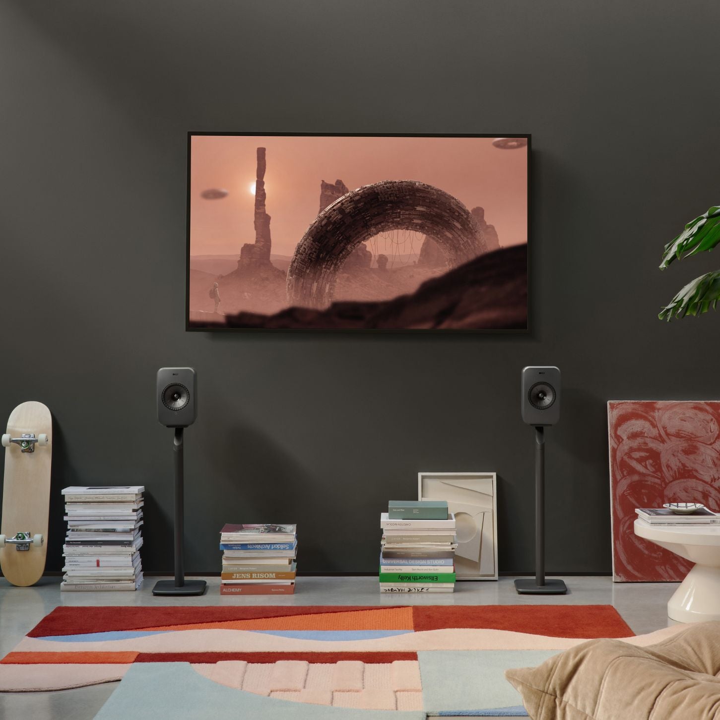 KEF LSXII LT Grey Room
