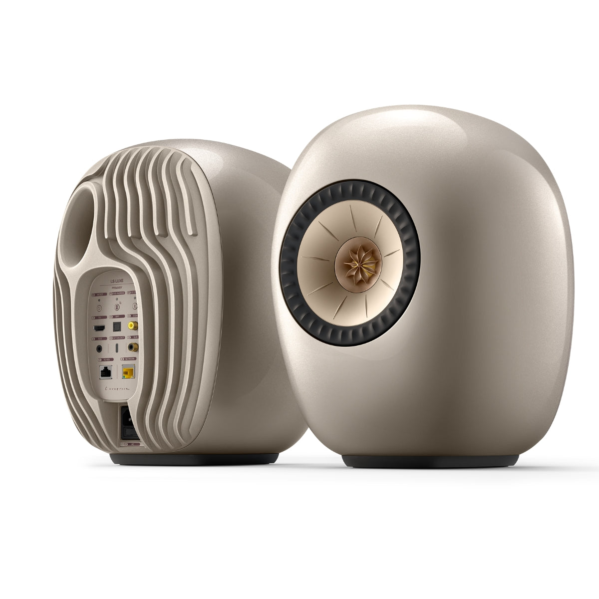 KEF LS LUXE Wireless Active Speakers Dusk Titanium