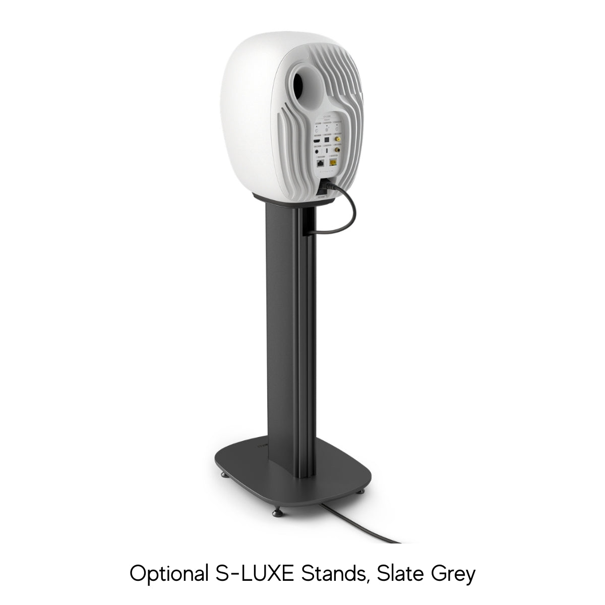 KEF LS LUXE Wireless Active Speakers Mineral White