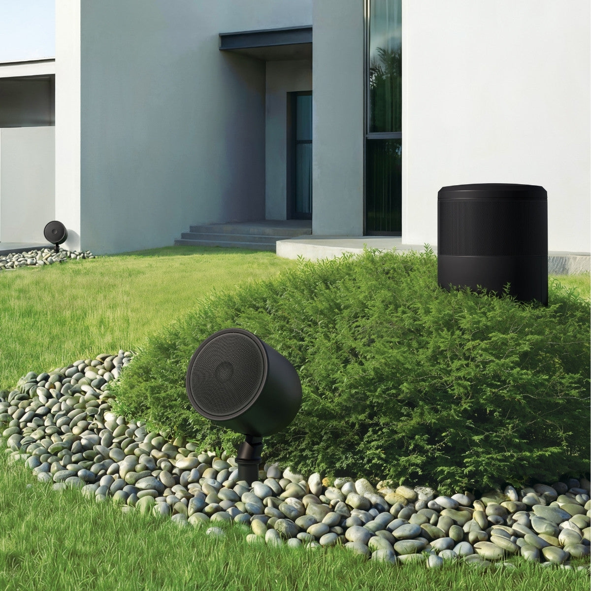 KEF Landscape P4F 4” Full-Range Satellite 4.1 Outdoor Speaker Package