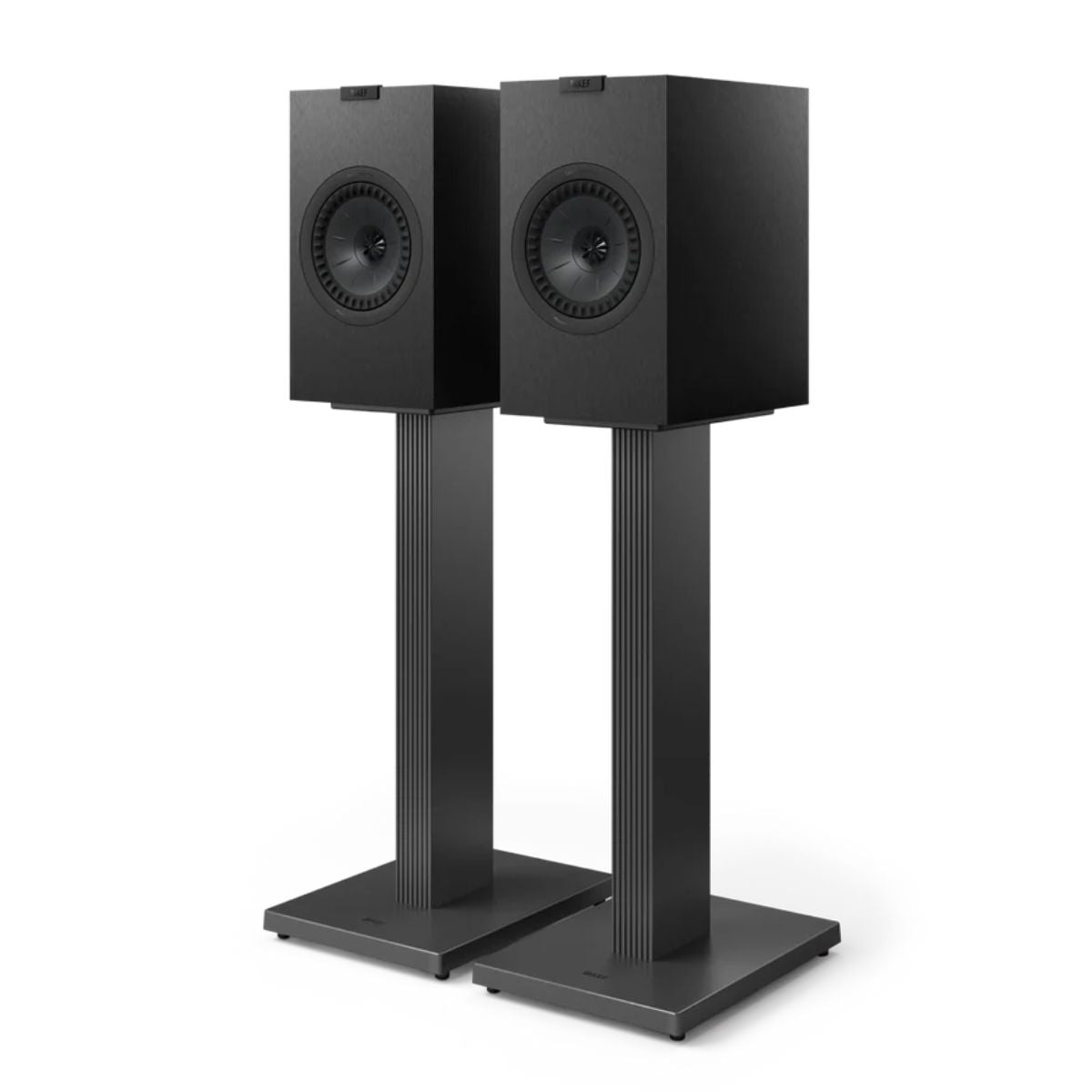 KEF Q Concerto Meta Bookshelf Speakers and KEF SQ1 Floor Stand Bundle