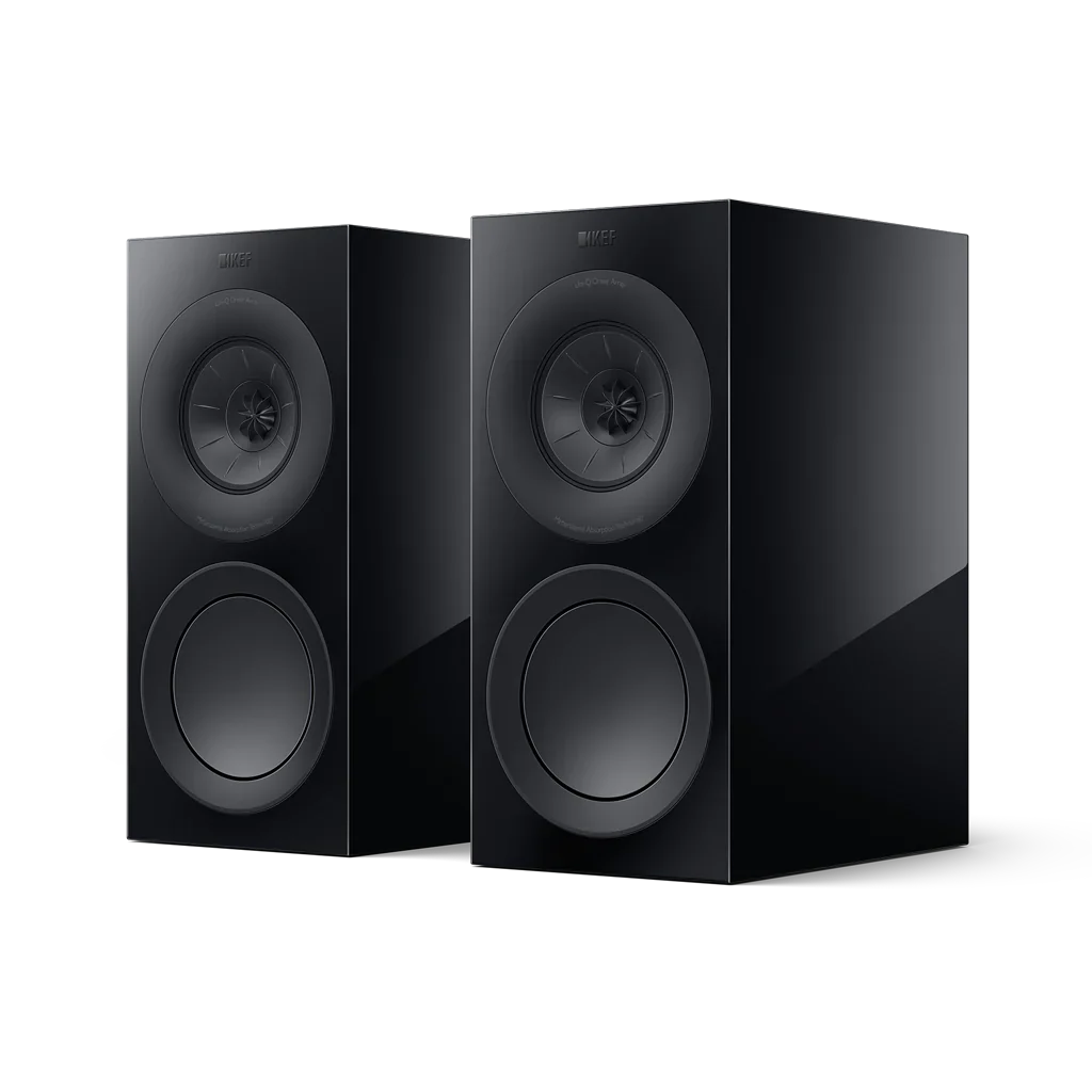 KEF R3 Bookshelf Speakers, Black (Non-Meta) - Ex Demo