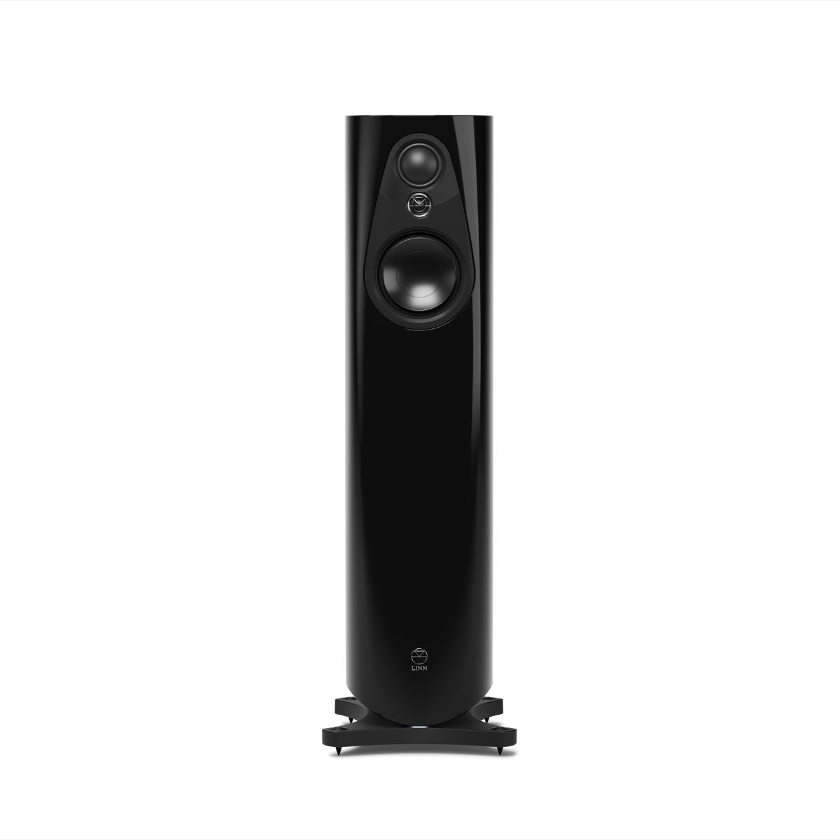 Linn 343 Exakt Loudspeakers with Pistonik Piano Black