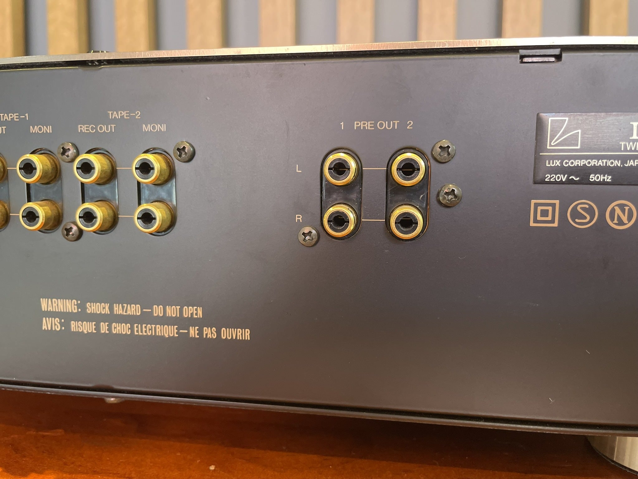 Luxman C-05 Preamplifier and M-05 Stereo Power Amplifier Combo - Consignment