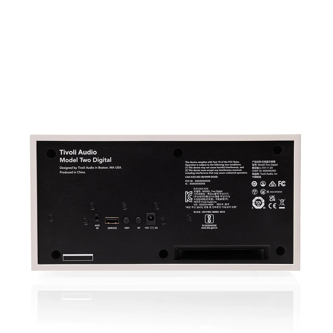 Tivoli Audio MODEL TWO Digital Wi-Fi and Bluetooth Speaker