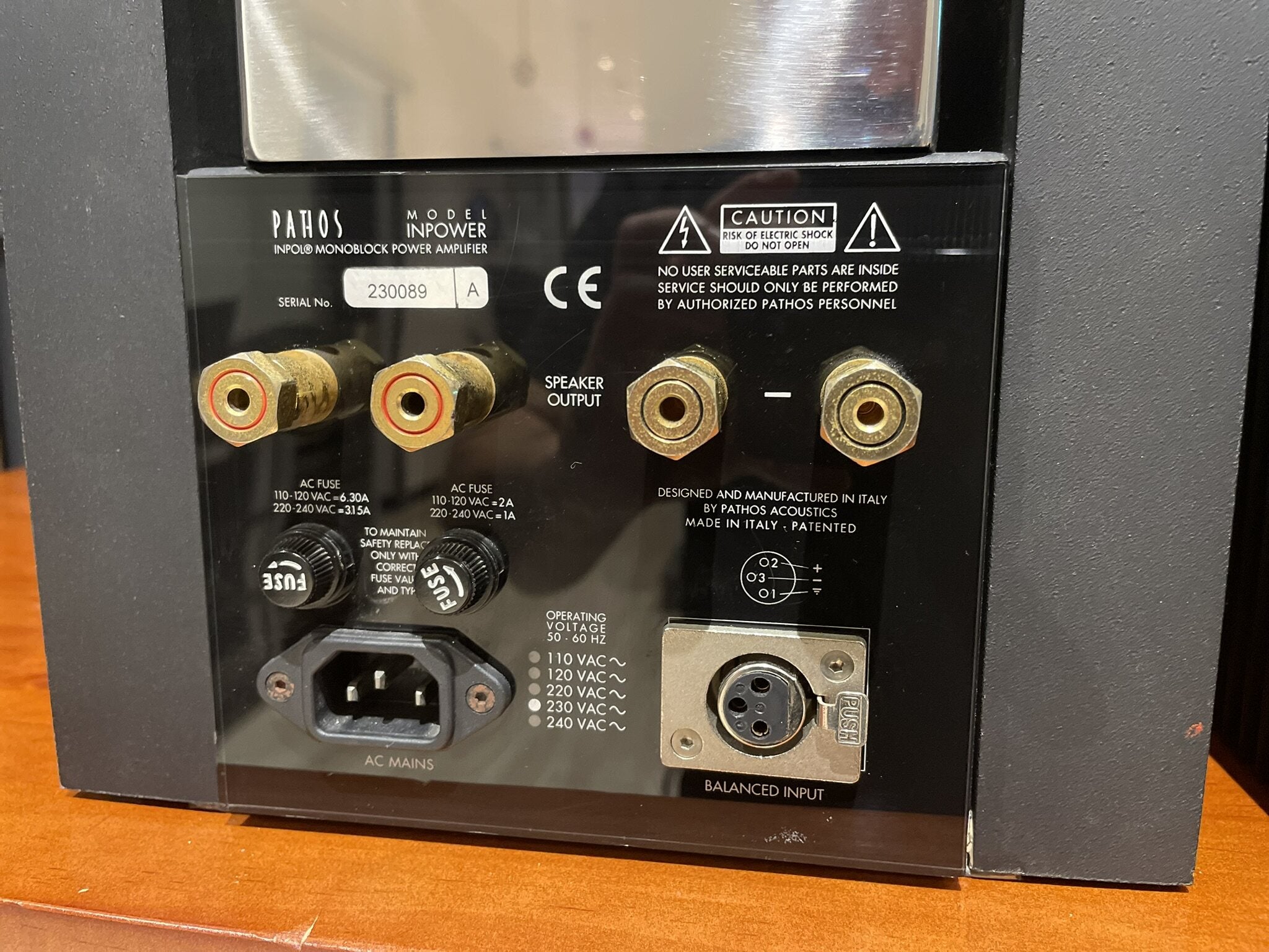 Pathos In-Power MkI Monoblocks - As Traded