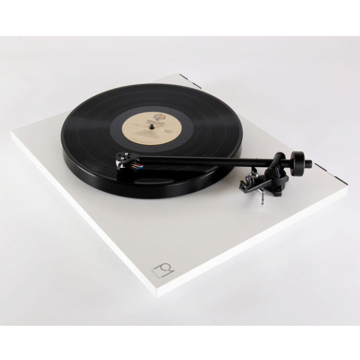 Rega Planar 1 Turntable white angled