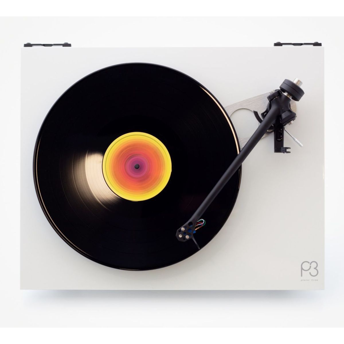 Rega Planar 3 Turntable white top