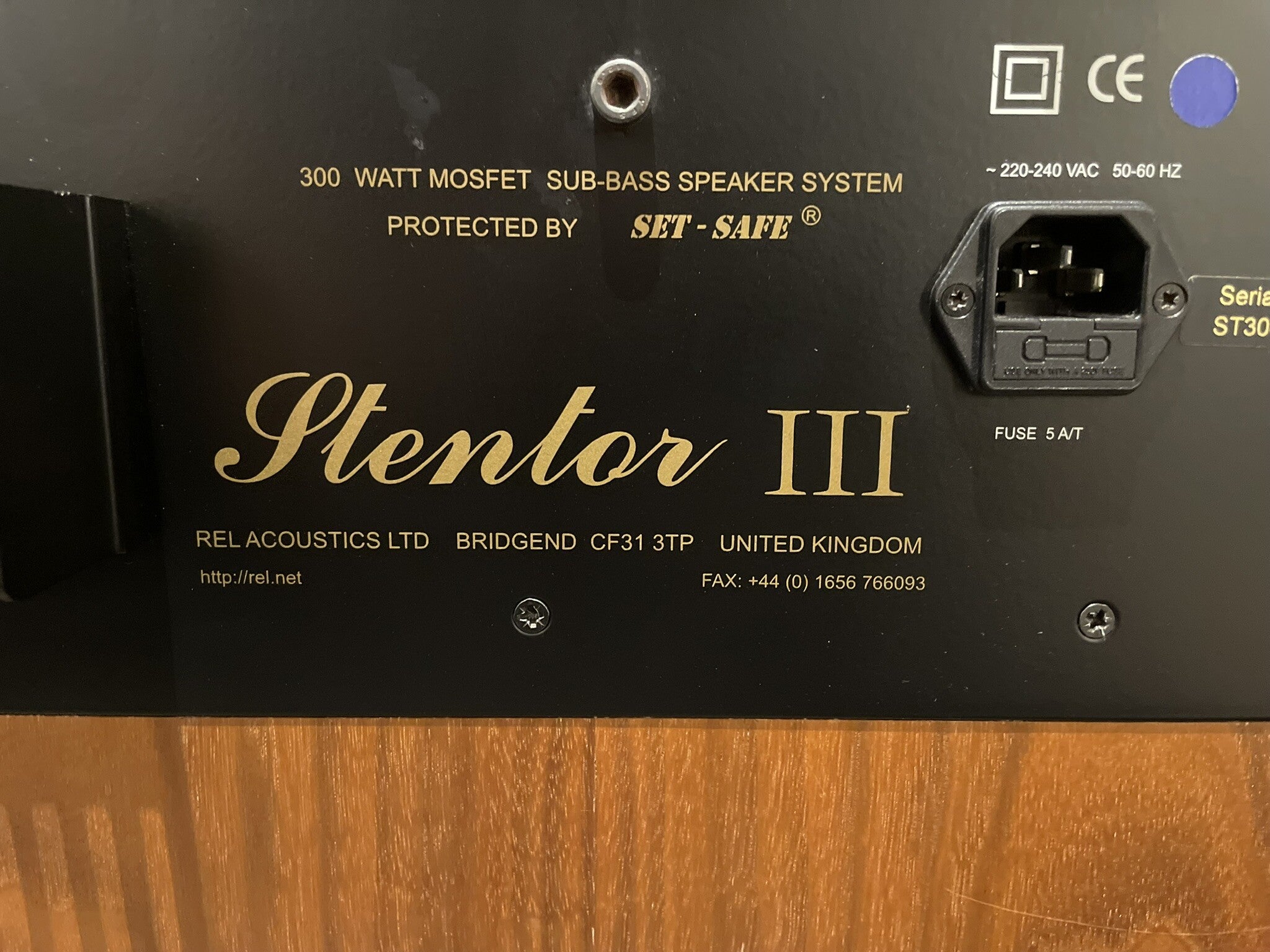 REL Stentor 3 Subwoofer - As Traded
