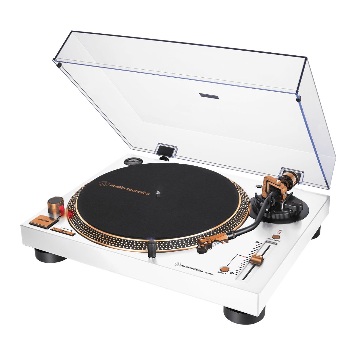 Audio Technica AT-LP120XBT-USB Direct Drive Turntable Limited Edition White Bronze