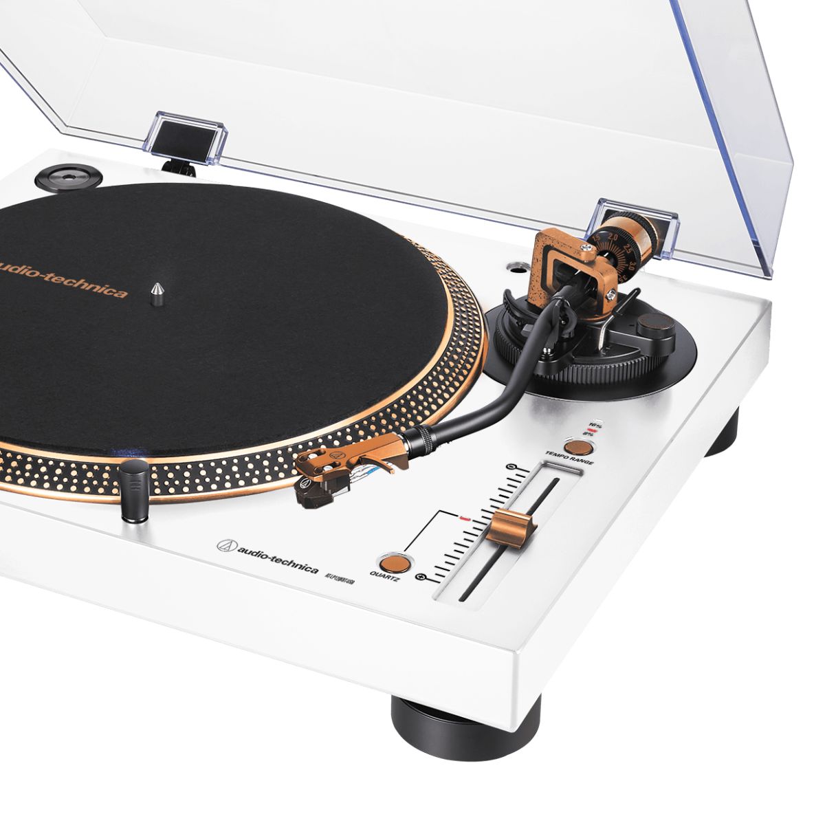 Audio Technica AT-LP120XBT-USB Direct Drive Turntable Limited Edition White Bronze