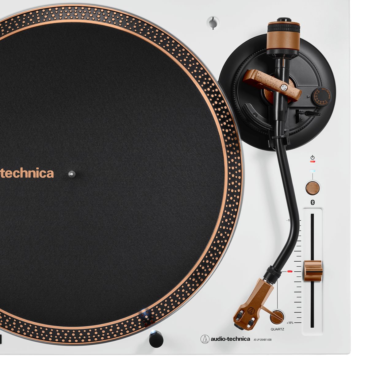 Audio Technica AT-LP120XBT-USB Direct Drive Turntable Limited Edition White Bronze