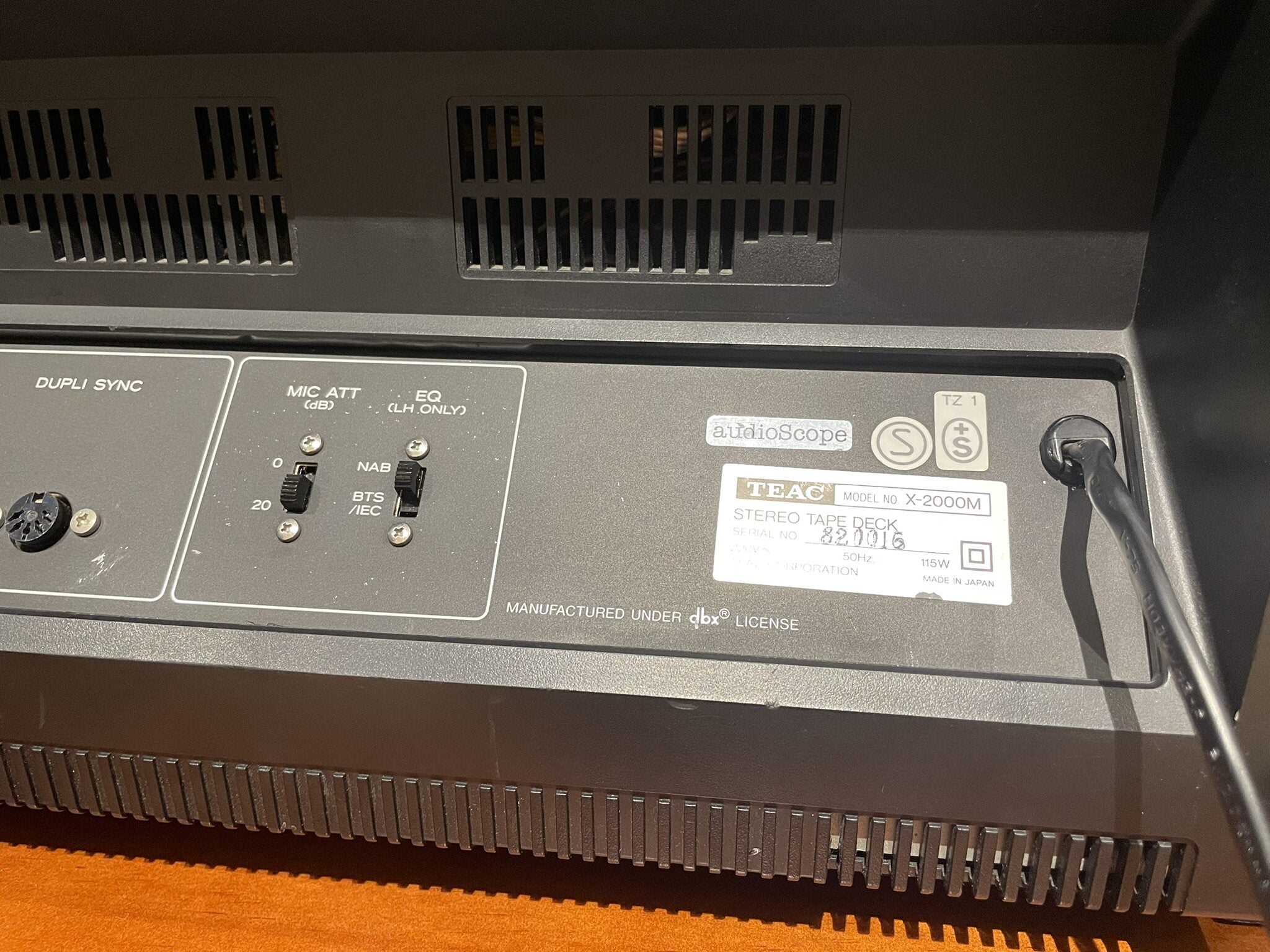 TEAC X-2000M Reel to Reel - Consignment