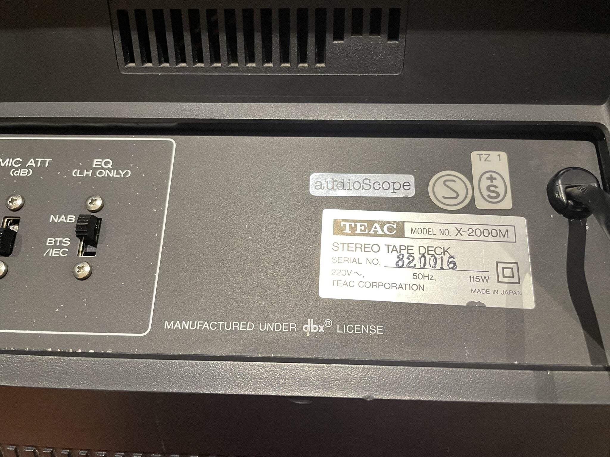 TEAC X-2000M Reel to Reel - Consignment