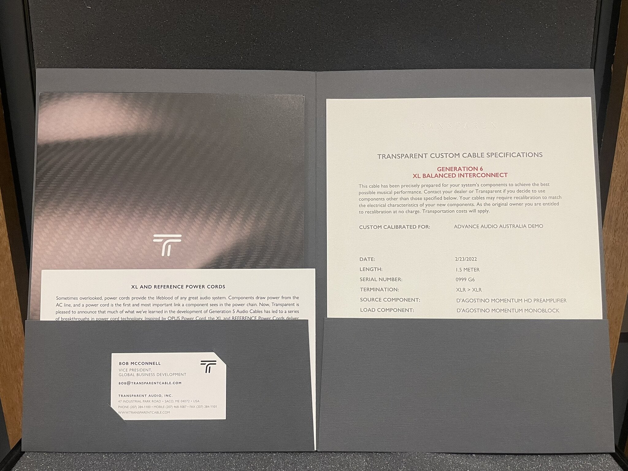 Transparent XL XLR Cable 1.5m - Trade In