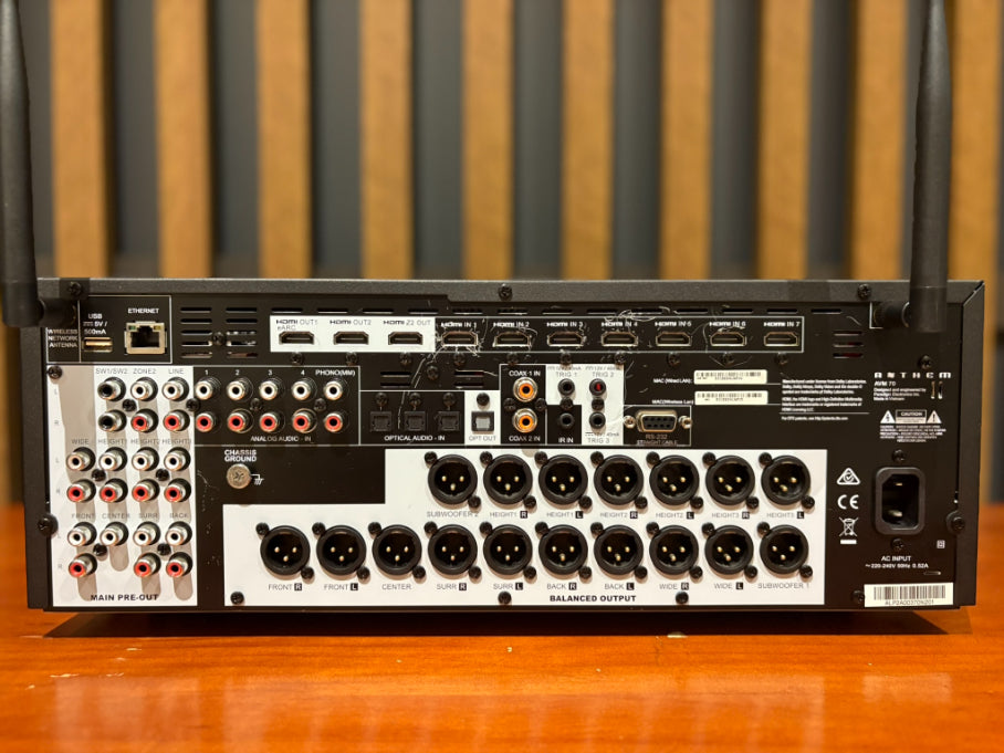 Anthem AVM70 8K 15.2Ch Pre-Amplifier / Processor - As Traded