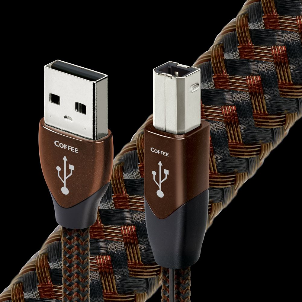 AudioQuest Coffee USB Cable (USB-A to USB-B), 0.75m - AudioQuest Clearance
