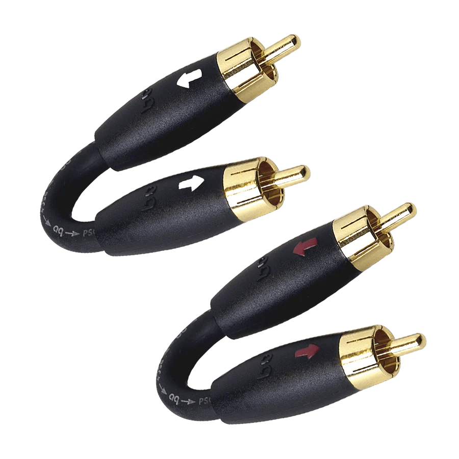 AudioQuest Pre-Amp Jumpers (RCA Male to RCA Male) - AudioQuest Clearance