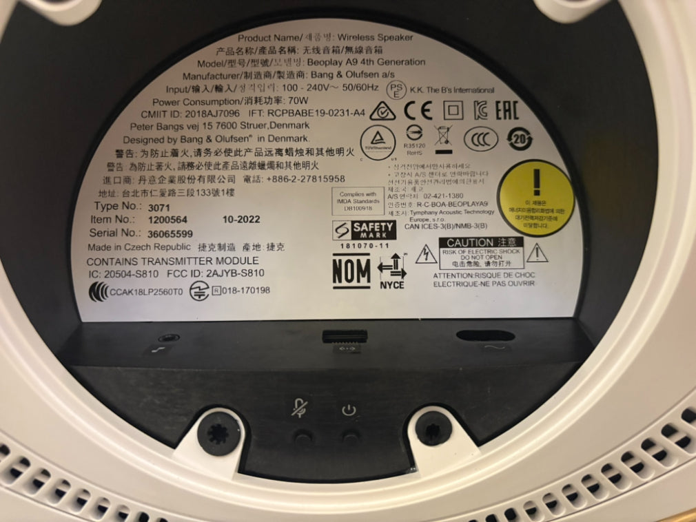 Bang & Olufsen BeoPlay A9 4th Gen, Custom Prada Cover - Consignment