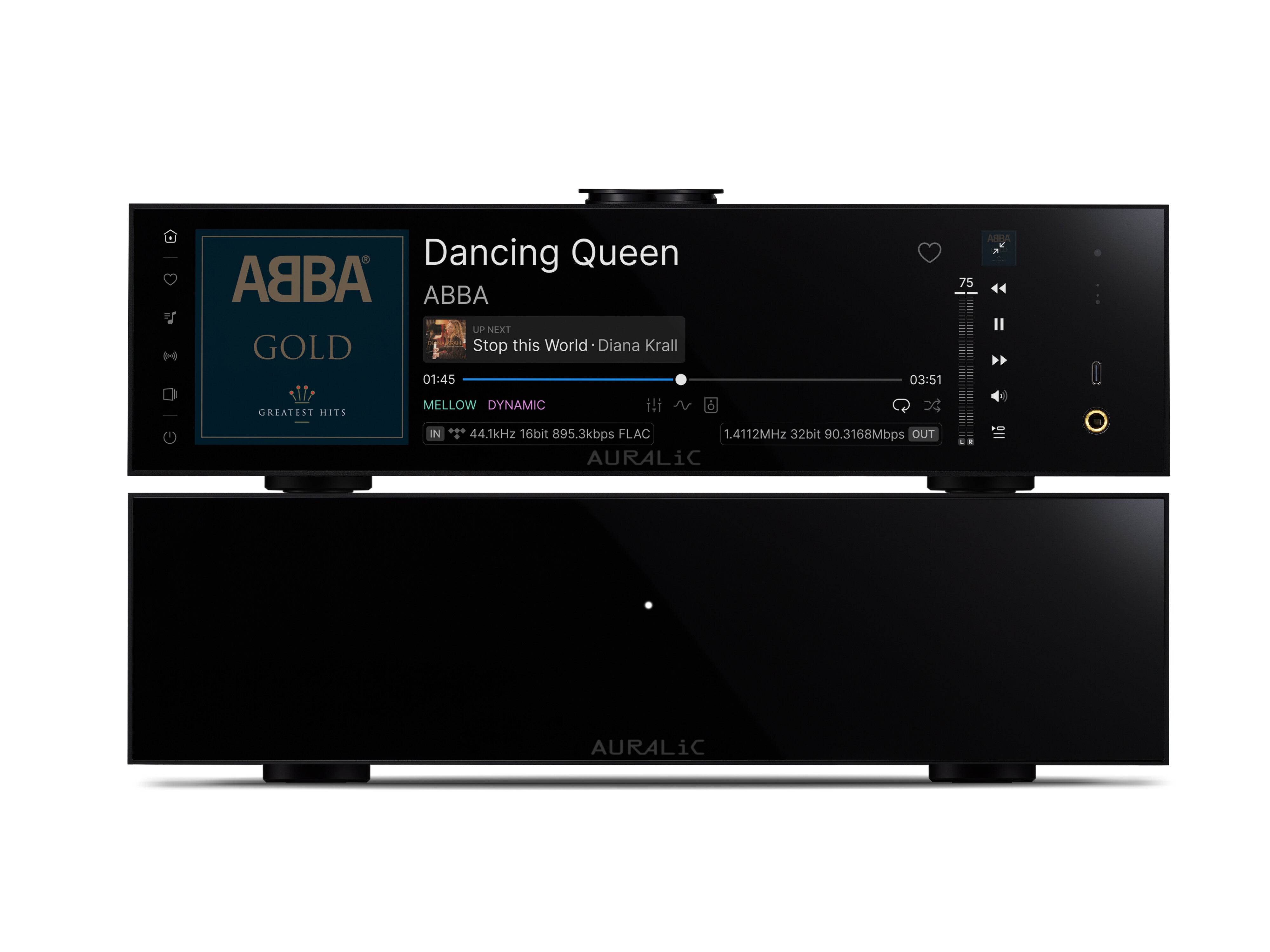 Black Auralic Aquila X3 Streaming Media Processor Front