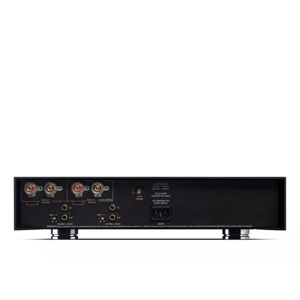 Black Linn Akurate 2200 Power Amplifier Rear