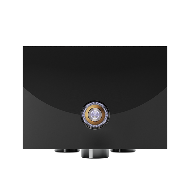 Black Linn Klimax Solo 800 Mono Amplifier Front