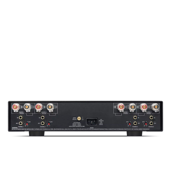 Black Linn Majik 4100 Power Amplifier Rear