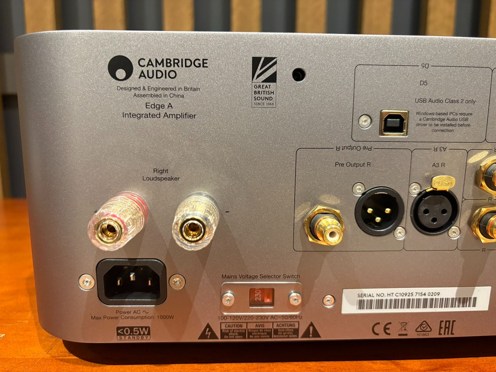 Cambridge Audio Edge A Integrated Amplifier - Consignment