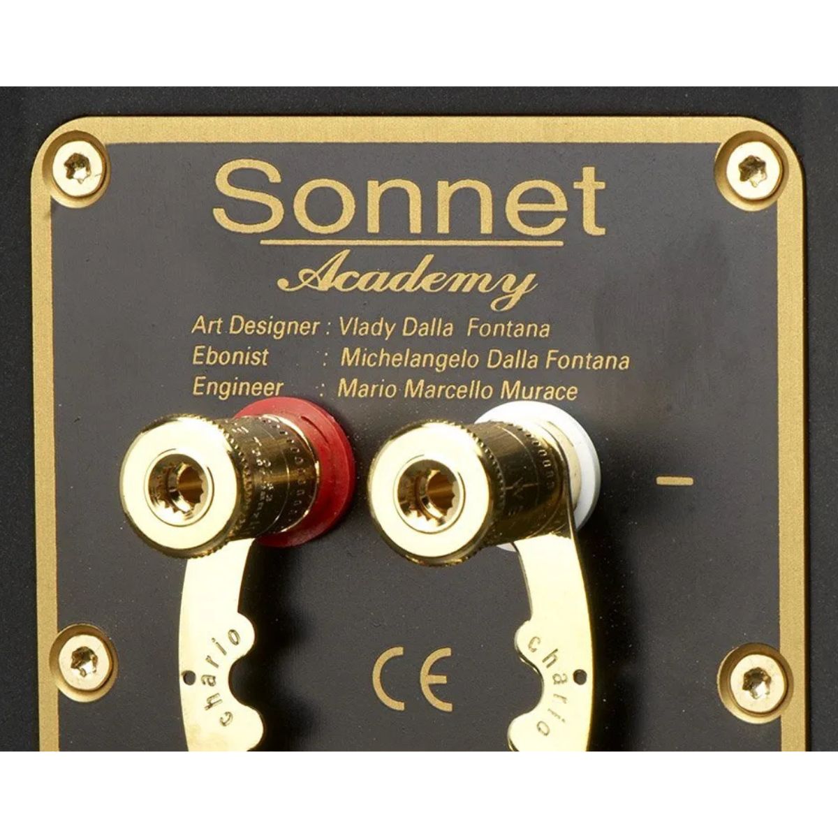 Chario Academy Sonnet Bookshelf Speakers with Stands