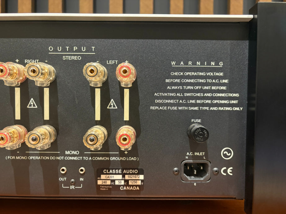 Classe CA-301 Stereo Power Amplifier - Consignment