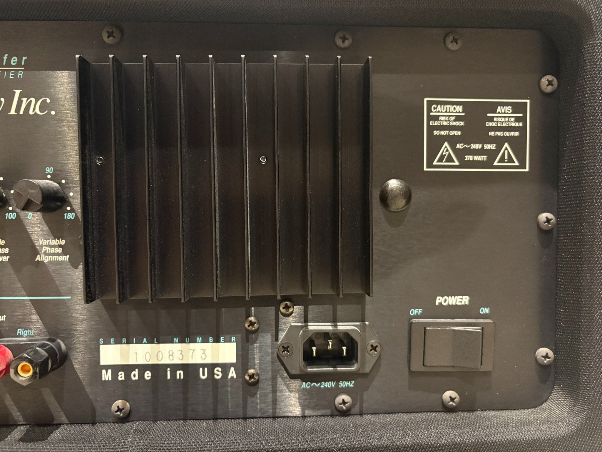 Definitive Technology PowerField 1500 Subwoofer - Consignment