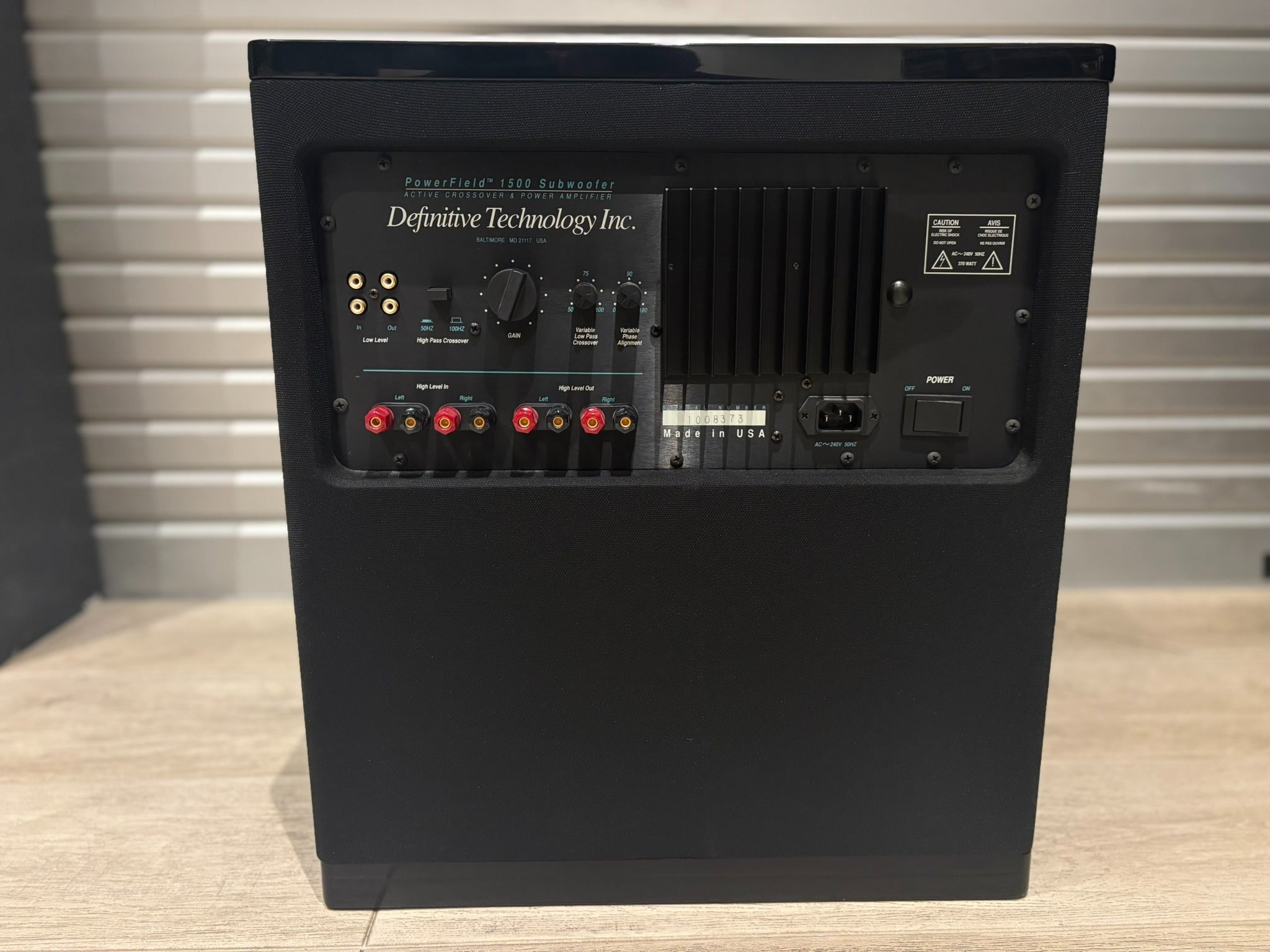 Definitive Technology PowerField 1500 Subwoofer - Consignment