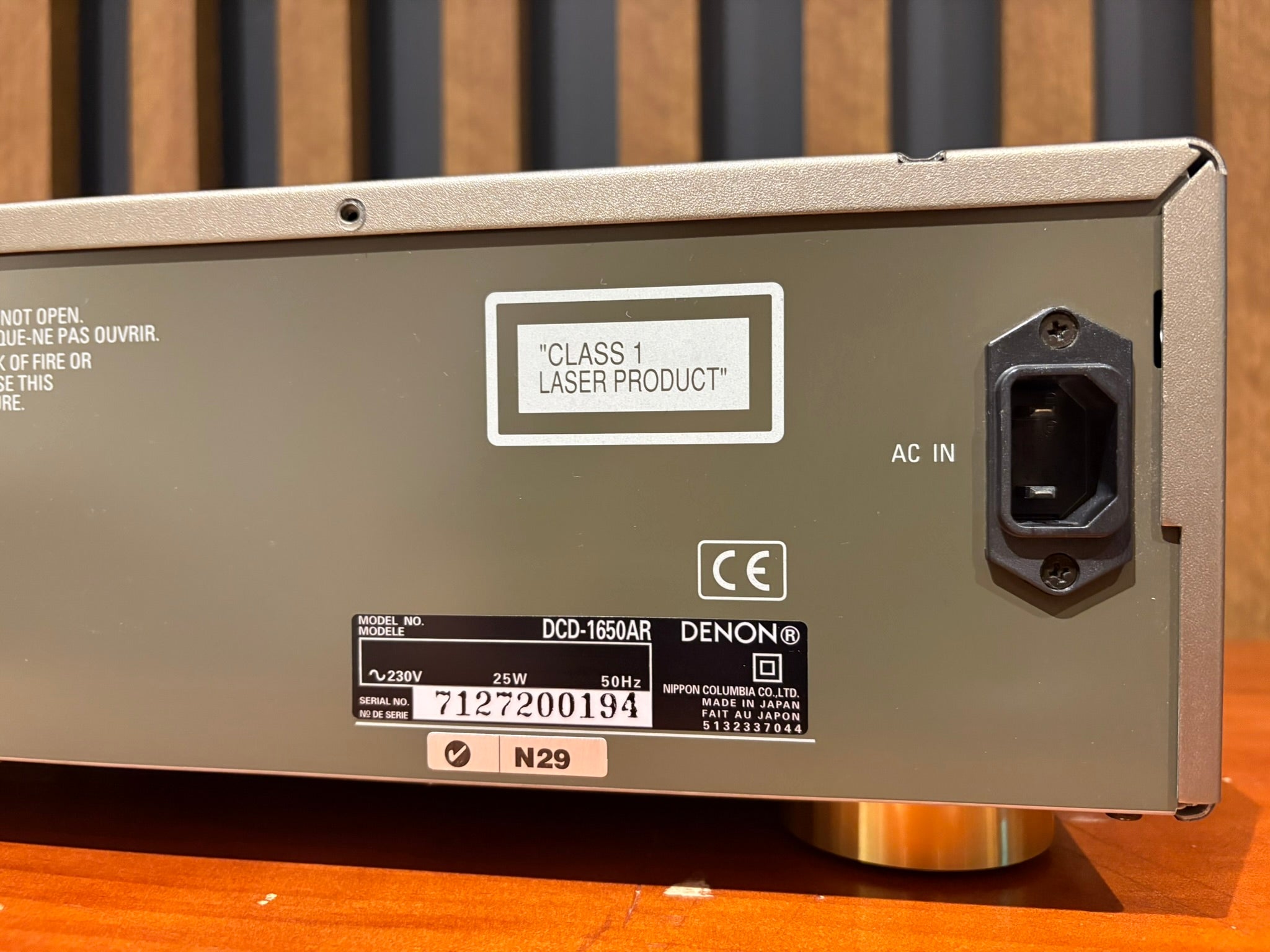 Denon DCD-1650AR CD Player - Consignment