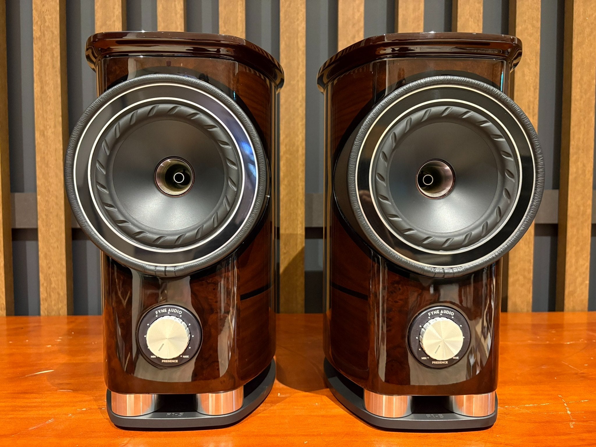 Fyne Audio F1-5 Bookshelf Speakers, Walnut - As Traded