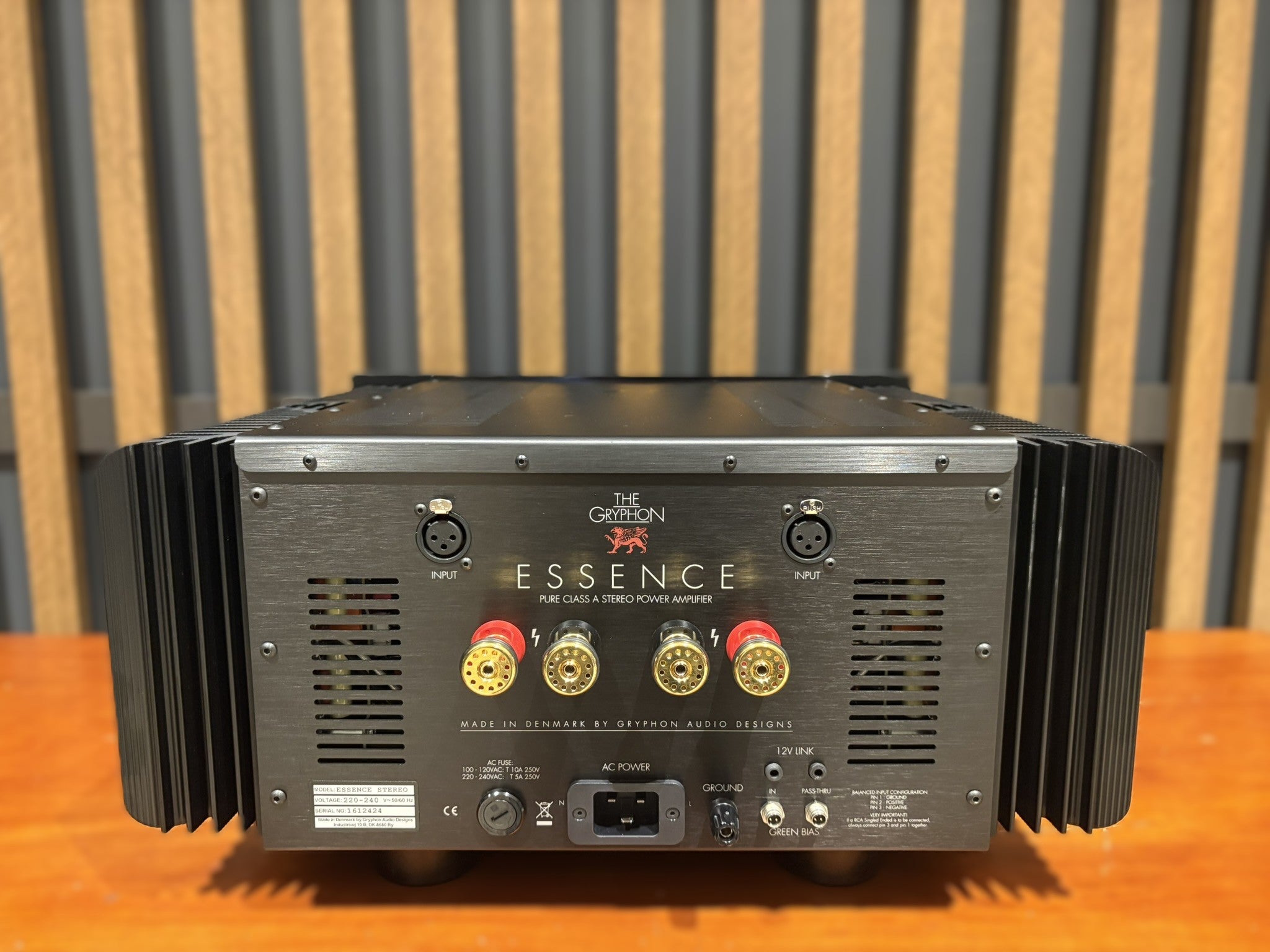 Gryphon Essence Stereo Power Amplifier - As Traded