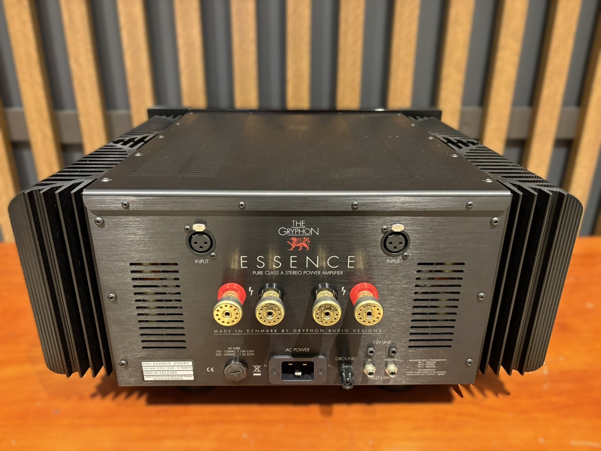 Gryphon Essence Stereo Power Amplifier - As Traded