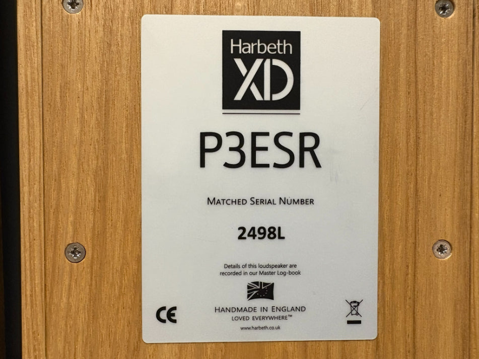 Harbeth P3ESR XD, Olive Ash w Stands - Consignment