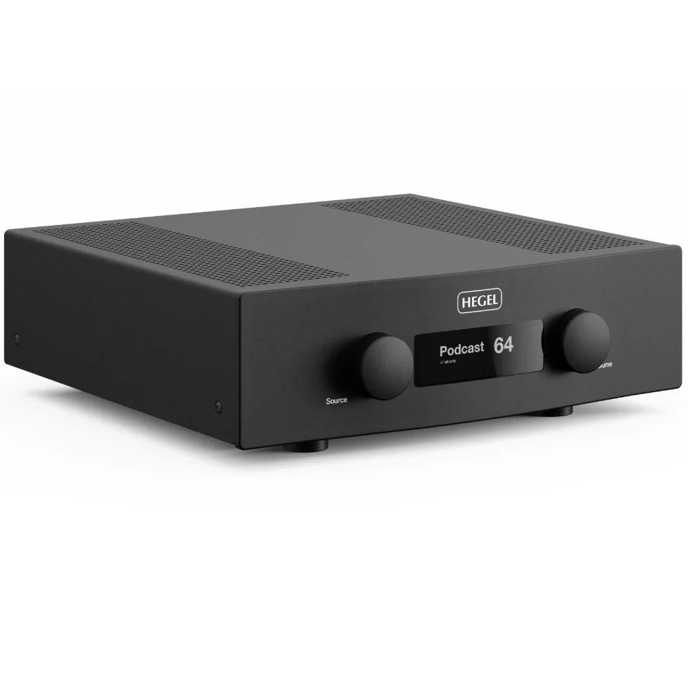 Hegel H400 Integrated Streaming Amplifier Angle